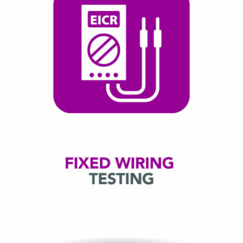 fixed wire testing and EICR graphic